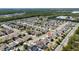 Expansive neighborhood with manicured lawns, mature trees, and a variety of home styles at 3002 Bethpage Loop, Mount Dora, FL 32757