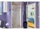 Bathroom featuring a shower and view to the bedroom beyond the opened door at 333 Stanley Bell Dr, Mount Dora, FL 32757