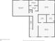 Second floor layout with Gathering room, bedrooms, and bathrooms showing closet and utility space locations at 3630 Oak St, Mount Dora, FL 32757