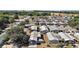 Birds eye view of home, property and surrounding neighborhood at 37945 Monticello St, Leesburg, FL 34788
