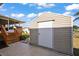 Exterior of home and shed, showcasing the outdoor space and building materials at 37945 Monticello St, Leesburg, FL 34788