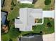Aerial view showcasing the roof, landscaping, and layout of the property at 508 Carrera Dr, The Villages, FL 32159
