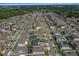 Sprawling community featuring many single-Gathering homes with manicured lawns and swimming pools under a clear blue sky at 677 Brooks Field Dr, Winter Garden, FL 34787