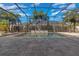 The large pool with fountain is fully screened and surrounded by patio at 677 Brooks Field Dr, Winter Garden, FL 34787