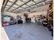 Large garage with lots of space for storage and other activities at 6846 Wilson Hammock Ave, Groveland, FL 34736