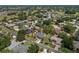 Scenic aerial view of a residential neighborhood with well-maintained homes and lush trees at 8715 Se 176Th Lowndes Pl, The Villages, FL 32162