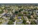 Expansive aerial view of a residential community with a golf course and numerous homes at 8715 Se 176Th Lowndes Pl, The Villages, FL 32162