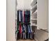 Organized closet with ample space for hanging clothes and storing shoes at 8715 Se 176Th Lowndes Pl, The Villages, FL 32162