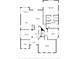 Detailed floor plan of the house, highlighting room dimensions and layout at 1196 Lakeshore Dr, Mount Dora, FL 32757