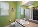 Bright bathroom with a neutral color palette at 13328 Lake Yale View Loop, Grand Island, FL 32735