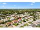 Aerial view of the neighborhood and homes at 17076 Se 96Th Chapelwood Cir, The Villages, FL 32162