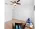 Bedroom featuring a ceiling fan, natural light, and decoratively furnished at 17076 Se 96Th Chapelwood Cir, The Villages, FL 32162