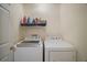 Convenient laundry room featuring a modern washer and dryer set at 1902 Del Norte Dr, Lady Lake, FL 32159