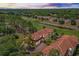 Aerial view of a beautiful home in a golf course community at 26207 Avenida Las Colinas # 26207, Howey In The Hills, FL 34737