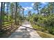 Long driveway lined by wooden fences, leading to the property at 40325 Emeralda Island Rd, Leesburg, FL 34788
