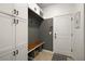 Functional mudroom with built-in storage, a bench, and a convenient entryway at 488 Avila Pl, Howey In The Hills, FL 34737