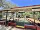 Bocce courts covered by a roof structure, offering shade at 504 Hawthorne Blvd, Leesburg, FL 34748