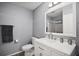 Modern bathroom featuring updated vanity and fixtures at 517 San Pedro Dr, Lady Lake, FL 32159