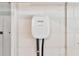 Close up of a modern Emporia electric vehicle (EV) charger at 5209 Grove Mnr, Lady Lake, FL 32159