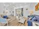 Open-concept living area with comfortable seating and access to the breakfast nook and patio at 5433 County Road 125, Wildwood, FL 34785