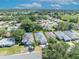 Aerial view of the property surrounded by lush landscaping at 5614 King James Ave, Leesburg, FL 34748