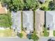 Aerial view of property highlighting its location within a quiet neighborhood at 5614 King James Ave, Leesburg, FL 34748