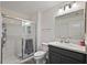 Well-maintained bathroom with a shower and vanity at 5817 Valente Ct, The Villages, FL 32163