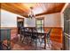 Charming dining room with wooden accents and traditional furnishings at 8091 C 476B, Bushnell, FL 33513