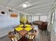 Cozy living room with comfortable seating, offering a relaxing space to unwind in a sunroom with an attached dining area at 10301 Us Highway 27 # 63, Clermont, FL 34711