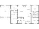 Detailed floor plan showcasing layout of rooms including bedrooms, kitchen and living spaces at 10640 Parkway Dr, Clermont, FL 34711