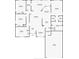Detailed floor plan showcasing the layout of a spacious home, including bedrooms, living areas, and garage at 13546 Biscayne Grove Ln, Grand Island, FL 32735