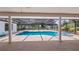 Large screened in lanai with a large pool and room for entertaining at 17825 Whisperwind Dr, Clermont, FL 34715