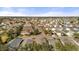 Expansive aerial view of a meticulously planned community featuring diverse homes and verdant landscaping under a clear sky at 2036 Chesapeake Pl, The Villages, FL 32162