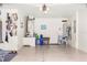 Spacious garage with ample storage and organization system against the back wall at 2036 Chesapeake Pl, The Villages, FL 32162