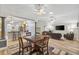 Open floor plan connects the kitchen and living area, perfect for entertaining at 2120 Callaway Dr, The Villages, FL 32162
