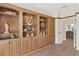 Office or den space showcasing custom cabinetry, shelving, and refined trim details at 39206 Treeline Dr, Lady Lake, FL 32159