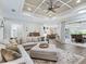 Open-concept living space offers a spacious seating area that flows seamlessly into kitchen and dining areas at 39653 Grove Hts, Lady Lake, FL 32159