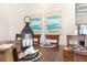 A dining room table setting in a naturally lit room at 41522 Saddle Ridge Ln, Weirsdale, FL 32195