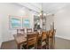 An open dining room and great for entertaining at 41522 Saddle Ridge Ln, Weirsdale, FL 32195