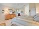 Comfortable main bedroom with vaulted ceilings, lots of light, and a spacious layout at 4720 Summerbridge Cir, Leesburg, FL 34748