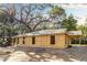 Exterior view of a home under construction with wooden framing and a partially completed roof at Lot 3 Indian Estates Cr 423, Lake Panasoffkee, FL 33538