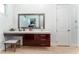 This bathroom features a vanity with lots of counter space and storage at 1111 Myrtle Breezes Ct, Fruitland Park, FL 34731