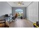 Office with a large window providing natural light and a view, plus ample closet space at 16200 E Shirley Shores Rd, Tavares, FL 32778