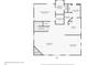First floor plan featuring a spacious living room, kitchen, and primary bedroom at 5787 Marion County Rd, Lady Lake, FL 32159