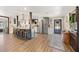 Spacious kitchen with a large island, stainless steel appliances, and stylish finishes at 602 Cr 489, Lake Panasoffkee, FL 33538