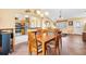Open dining area with views to the kitchen and living room, ideal for entertaining at 917 Camino Del Rey Dr, The Villages, FL 32159