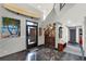 Grand foyer with tile flooring and contemporary decor at 9642 Bear Lake Rd, Apopka, FL 32703