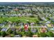 Beautiful aerial view of the neighborhood, close to community golf and recreation areas at 9757 Se 175Th Pl, Summerfield, FL 34491