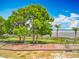 Community park featuring playground equipment, mature trees, and lake views at 1001 N Lakeshore Blvd, Howey In The Hills, FL 34737