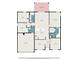 Detailed floor plan showcasing the layout of the home at 1307 Rain Forest Ln, Minneola, FL 34715
